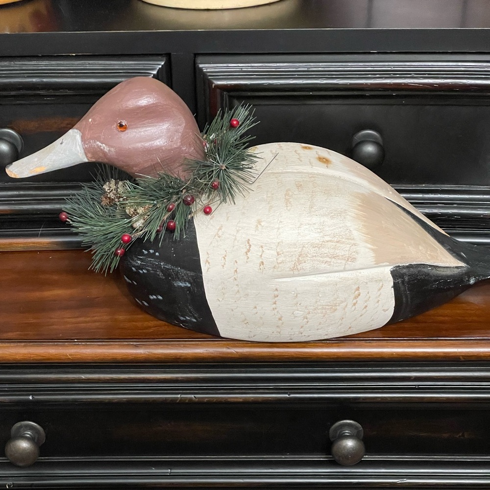 Antique Wooden mallard decoy Duck